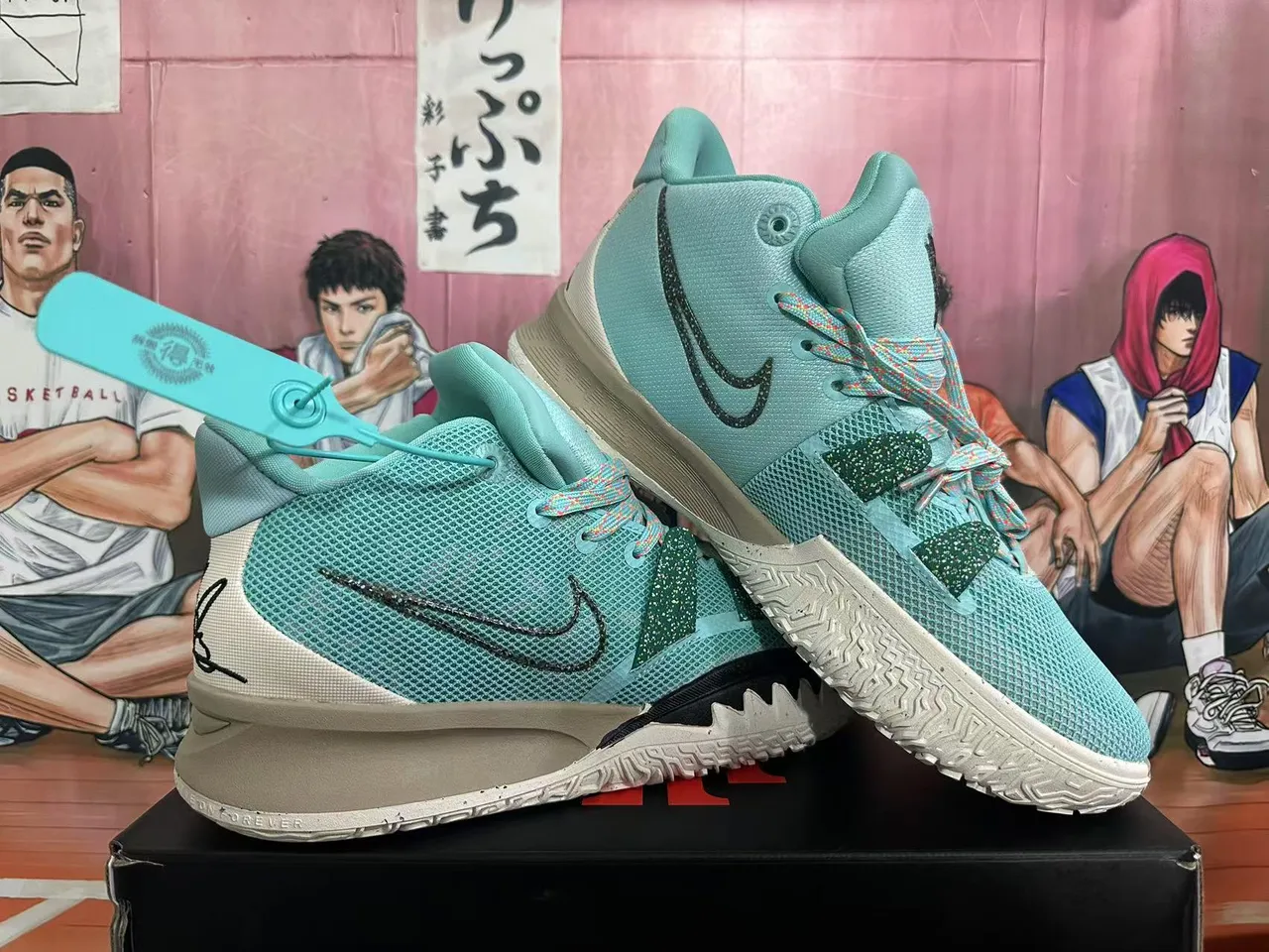 Nike Kyrie 7 Bleu Rafraîchissant chaussures de basketball 5