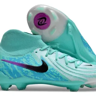 Nike Mercurial Botas de Futebol Aqua Blue Purple Gradient para solo firme