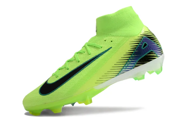 Nike Mercurial Superfly Verde Lima Neón Sapatos de Futebol para Gramado Firme 3