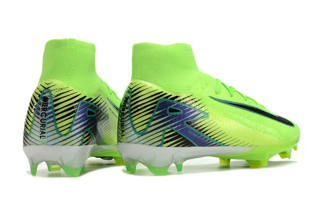 Nike Mercurial Superfly Verde Lima Neón Sapatos de Futebol para Gramado Firme 5