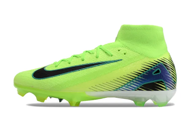 Nike Mercurial Superfly Verde Lima Neón Sapatos de Futebol para Gramado Firme 7