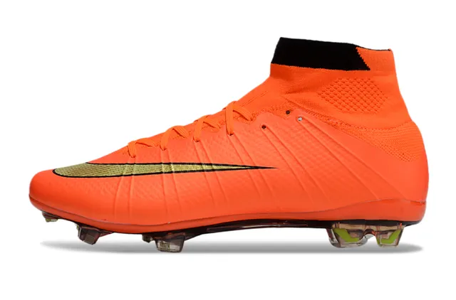 Nike Mercurial Superfly Chaussures de football pour terrain ferme orange néon vert 7
