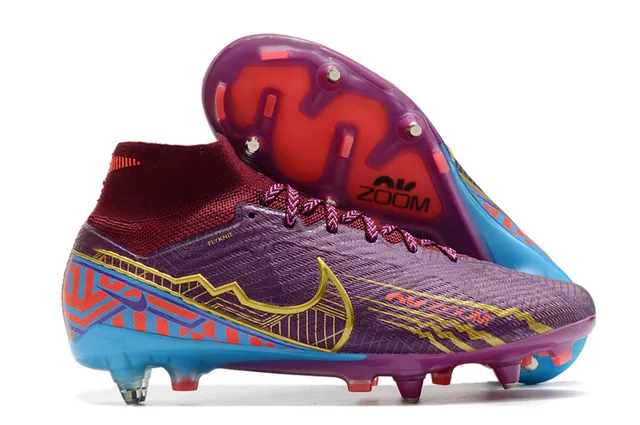 Nike Mercurial Superfly White Pink Purple Firm-Ground Soccer Shoes 5