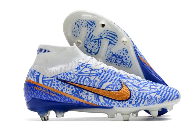 Nike Mercurial Superfly White Pink Purple Firm-Ground Soccer Shoes 6