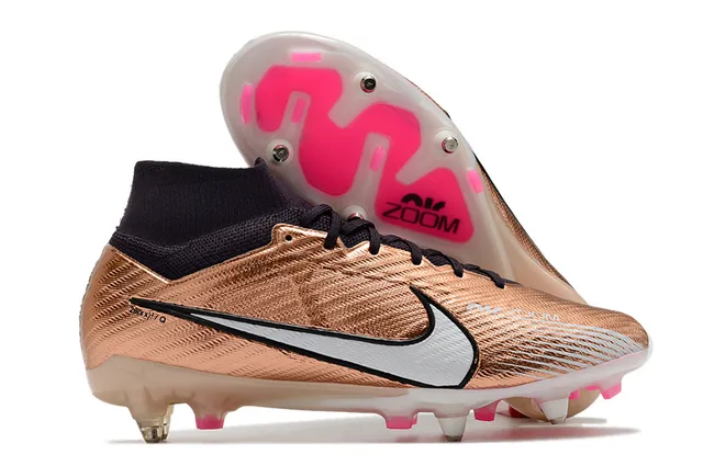 Nike Mercurial Superfly White Pink Purple Firm-Ground Soccer Shoes 7