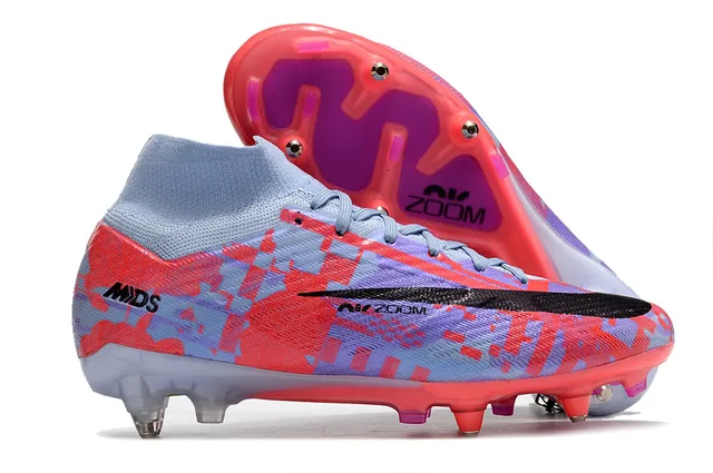 Nike Mercurial Superfly White Pink Purple Firm-Ground Soccer Shoes 11