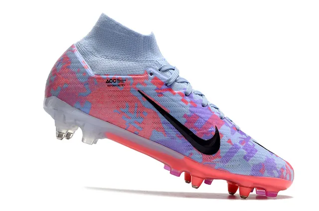 Nike Mercurial Superfly White Pink Purple Firm-Ground Soccer Shoes 19