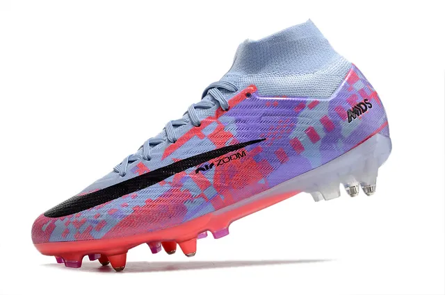 Nike Mercurial Superfly White Pink Purple Firm-Ground Soccer Shoes 20