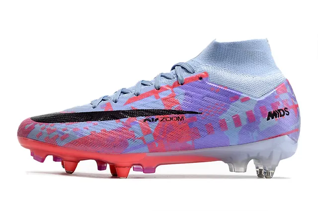 Nike Mercurial Superfly White Pink Purple Firm-Ground Soccer Shoes 21