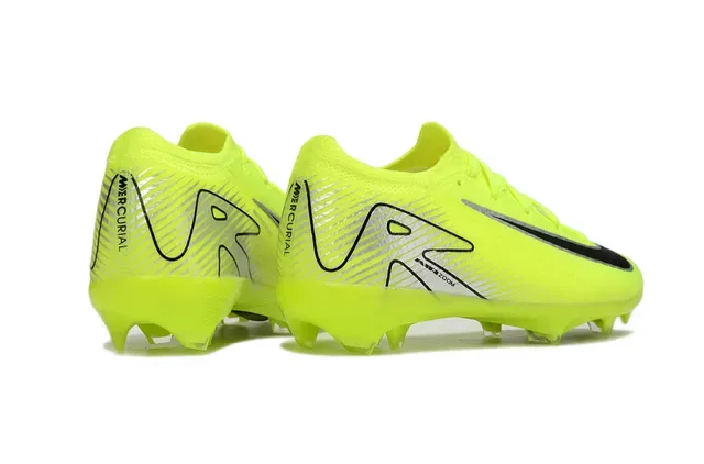 Nike Mercurial Vapor Air Zoom Neon Yellow Firm-Ground أحذية كرة القدم 2