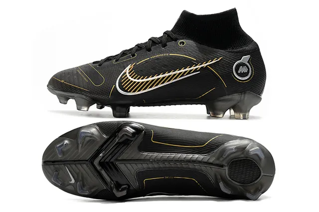 Nike Mercurial Vapor Composite Black Gold Firm-Ground ফুটবল জুতো 2