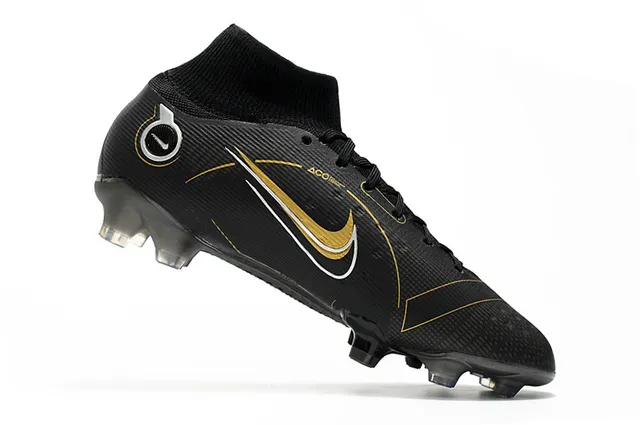 Nike Mercurial Vapor Composite Black Gold Firm-Ground ফুটবল জুতো 3