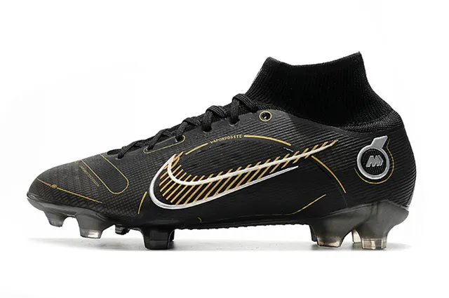 Nike Mercurial Vapor Composite Black Gold Firm-Ground ফুটবল জুতো 5