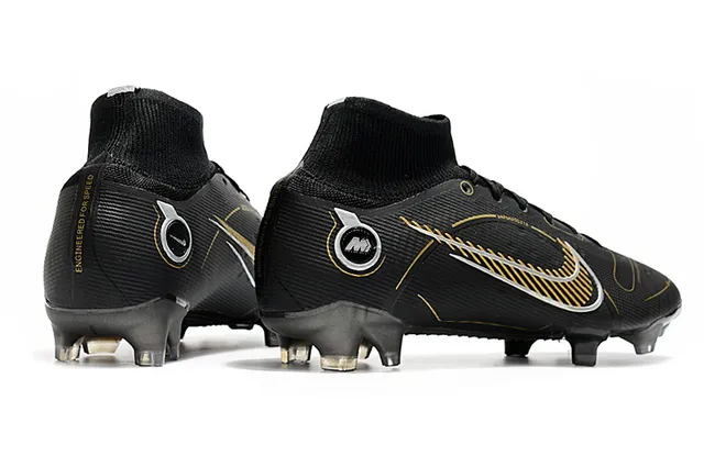 Nike Mercurial Vapor Composite Black Gold Firm-Ground ফুটবল জুতো 7
