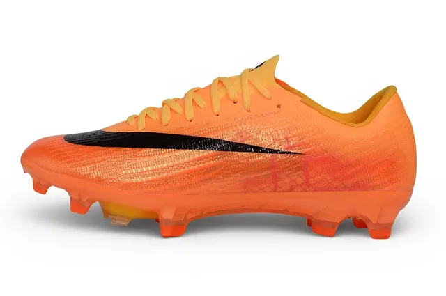 নাইকি মার্সকিউরিয়াল ভেপার কমলা কালো Flyweave Knit Upper লো-কাট কলার ফার্ম-গ্রাউন্ড সকার জুতো 5