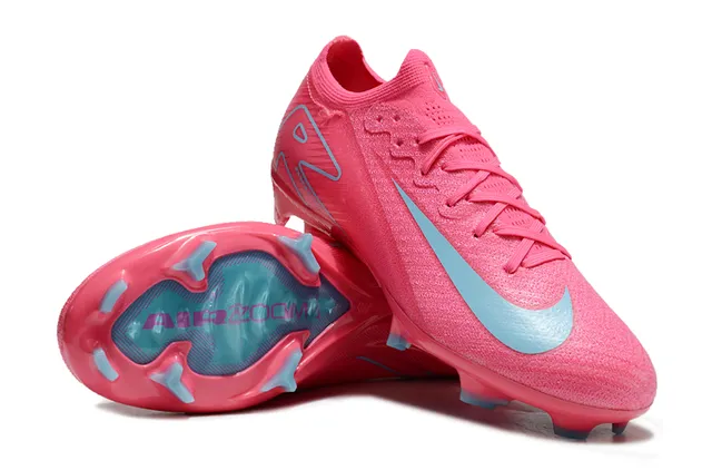 Nike Mercurial Vapor গোলাপি এবং হালকা নীল Firm-Ground ফুটবল জুতো 3