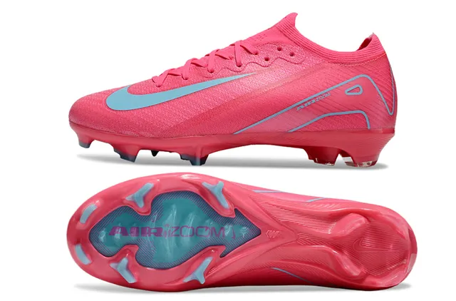 Nike Mercurial Vapor গোলাপি এবং হালকা নীল Firm-Ground ফুটবল জুতো 5