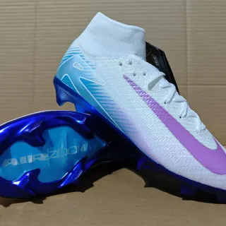 Nike Mercurial Vapor blanc violet bleu Firm-Ground chaussures de football