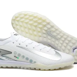 Nike Mercurial Vapor 白银 低帮 合成针织鞋面 草地足球鞋
