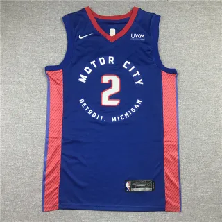 Nike Motor City Detroit Michigan Number 2 篮球球衣