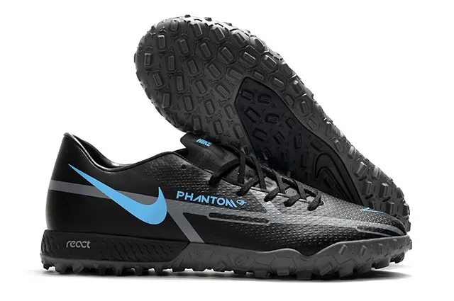 Nike Phantom GT 黑色棕色 低帮 合成鞋面 金属铜橙渐变 草地足球鞋 3