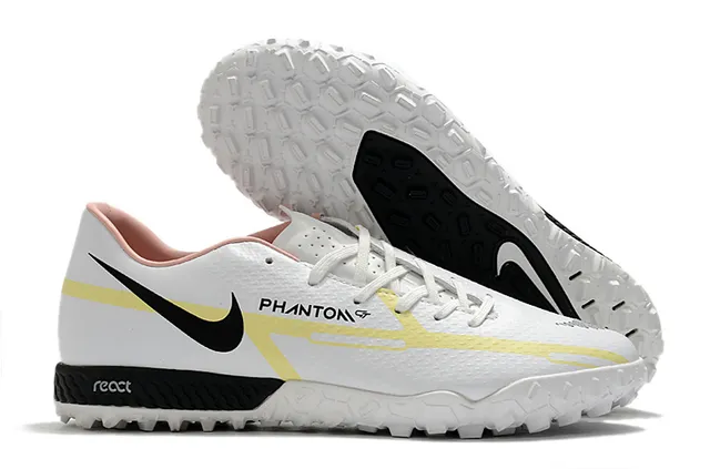 Nike Phantom GT 黑色棕色 低帮 合成鞋面 金属铜橙渐变 草地足球鞋 4