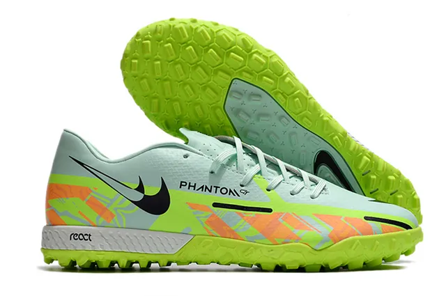 Nike Phantom GT 黑色棕色 低帮 合成鞋面 金属铜橙渐变 草地足球鞋 11