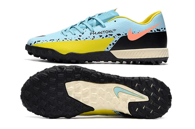 Nike Phantom GT 黑色棕色 低帮 合成鞋面 金属铜橙渐变 草地足球鞋 19