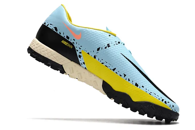 Nike Phantom GT 黑色棕色 低帮 合成鞋面 金属铜橙渐变 草地足球鞋 20