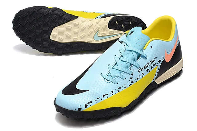 Nike Phantom GT 黑色棕色 低帮 合成鞋面 金属铜橙渐变 草地足球鞋 23