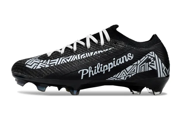 Nike Phantom GT أسود أبيض منخفض القطع جزء علوي مصمم للجوارب أرضية صلبة أحذية كرة القدم 7