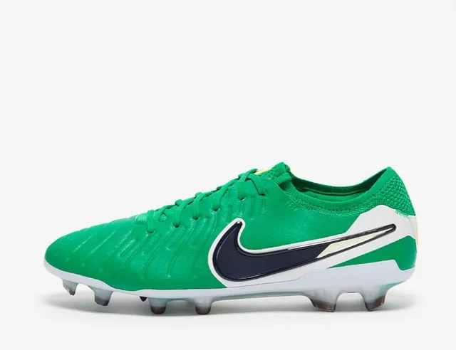 Nike Phantom GT সবুজ সাদা নিম্ন-কাট নিট উপরের অংশ টেক্সচার্ড ফোরফুট ফার্ম-গ্রাউন্ড সকার জুতো 6