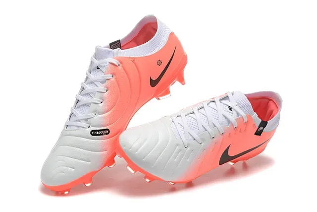 Nike Phantom GT Zapatillas de fútbol naranja blanco low-cut cordones asimétricos superficie firme 3