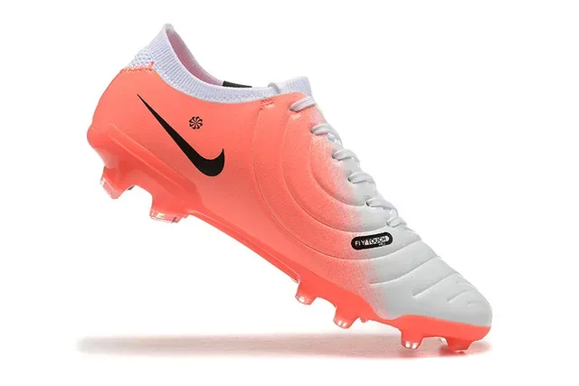 Nike Phantom GT Zapatillas de fútbol naranja blanco low-cut cordones asimétricos superficie firme 4