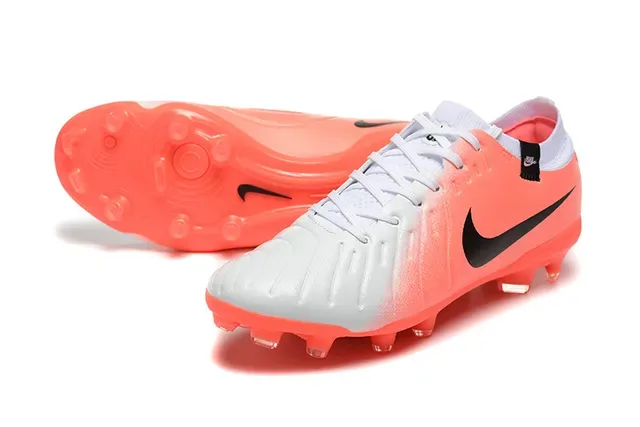 Nike Phantom GT Zapatillas de fútbol naranja blanco low-cut cordones asimétricos superficie firme 7