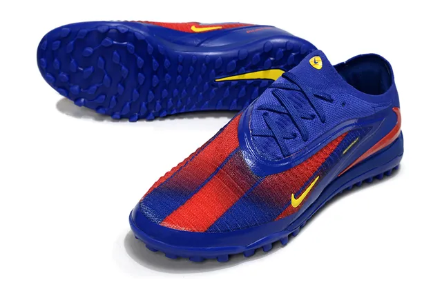 Nike Phantom GT Turf Blue Red Yellow Turf Soccer Shoes 4