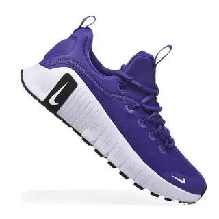 Nike أحذية رياضية بنفسجي أبيض مع upper نسيجي منحوت متعرج وسط
