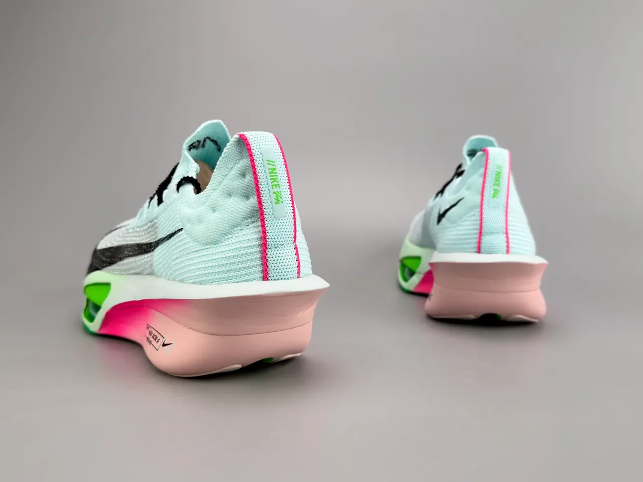 Nike Road Racing AF 2025-03 Aqua Pink Green Zapatillas de running 2