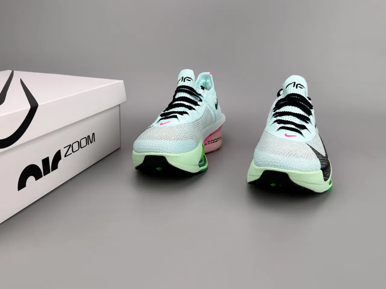 Nike Road Racing AF 2025-03 Aqua Pink Green Zapatillas de running 5