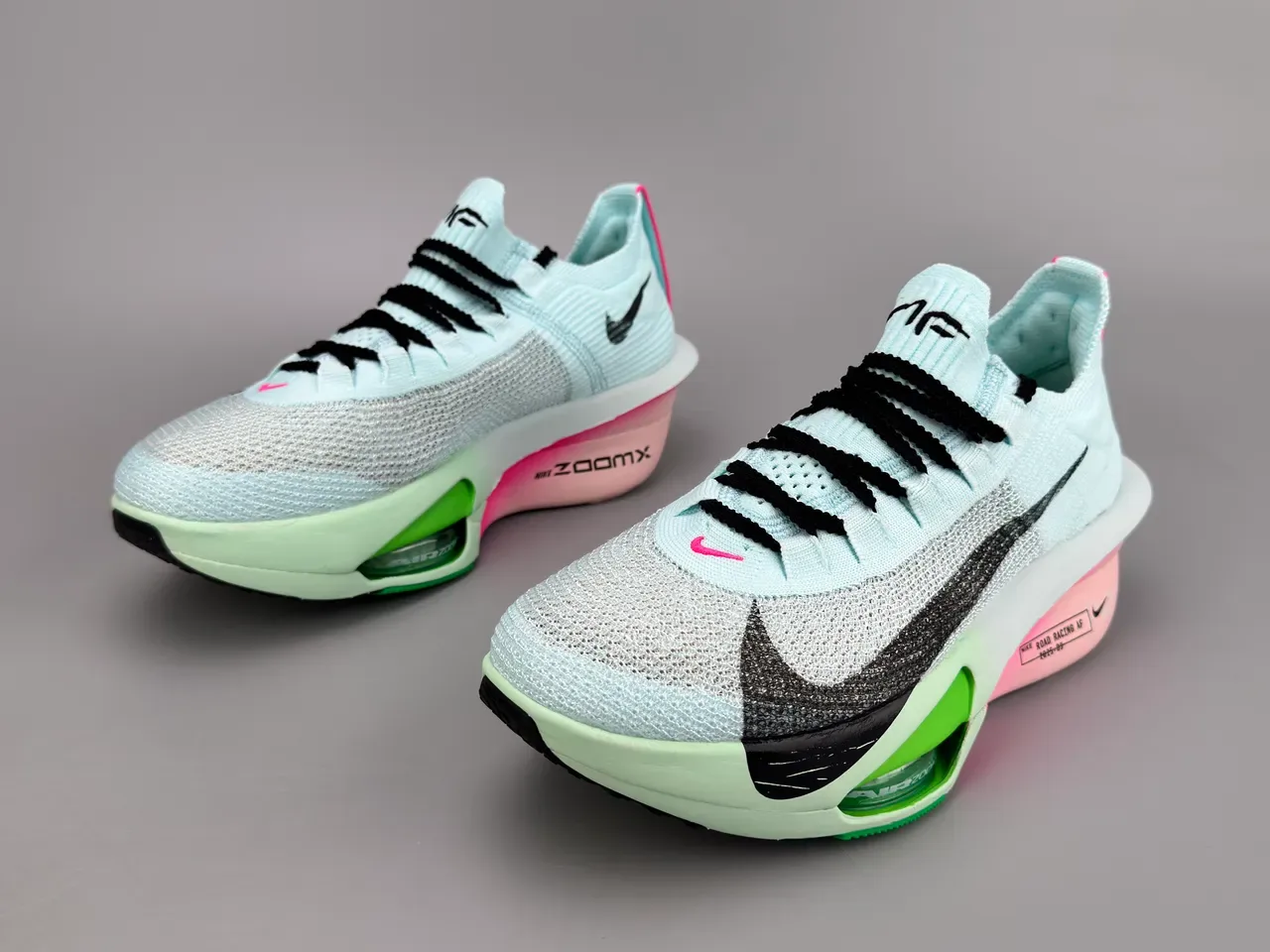 Nike Road Racing AF 2025-03 Aqua Pink Green Zapatillas de running 7