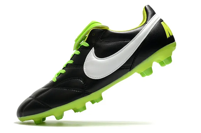 Nike Tiempo नारंगी काला लो-कट क्विल्टेड लेदर अपर फर्म-ग्राउंड फुटबॉल जूते 9