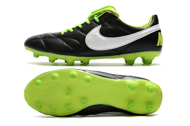 Nike Tiempo नारंगी काला लो-कट क्विल्टेड लेदर अपर फर्म-ग्राउंड फुटबॉल जूते 13