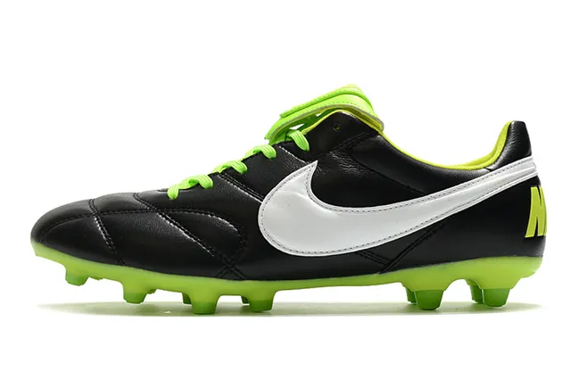 Nike Tiempo नारंगी काला लो-कट क्विल्टेड लेदर अपर फर्म-ग्राउंड फुटबॉल जूते 14