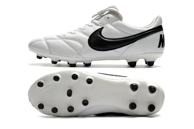 Nike Tiempo नारंगी काला लो-कट क्विल्टेड लेदर अपर फर्म-ग्राउंड फुटबॉल जूते 20