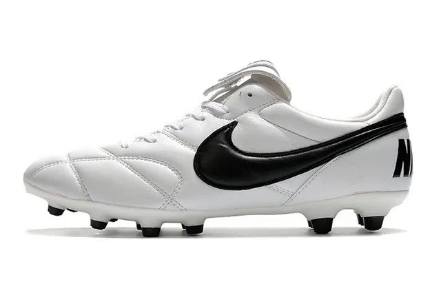 Nike Tiempo नारंगी काला लो-कट क्विल्टेड लेदर अपर फर्म-ग्राउंड फुटबॉल जूते 21