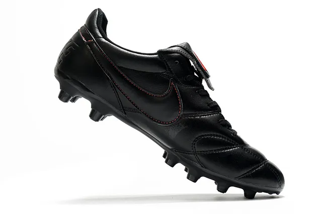 Nike Tiempo नारंगी काला लो-कट क्विल्टेड लेदर अपर फर्म-ग्राउंड फुटबॉल जूते 22