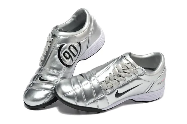 Nike Total 90 III Silver Black Red Turf Soccer Shoes 2