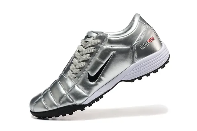 Nike Total 90 III Silver Black Red Turf Soccer Shoes 4