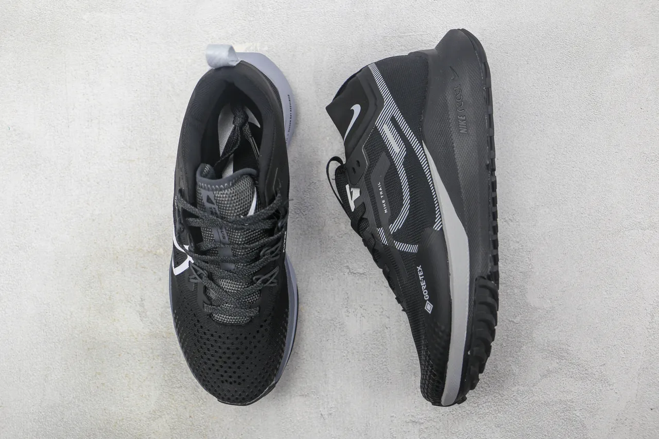 Nike Trail Preto Cinza Malha e Sintético Superior GORE-TEX Impermeabilização Tênis de Corrida 3