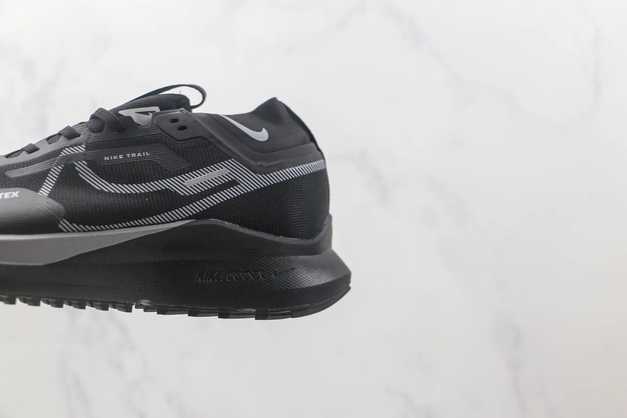 Nike Trail Preto Cinza Malha e Sintético Superior GORE-TEX Impermeabilização Tênis de Corrida 7